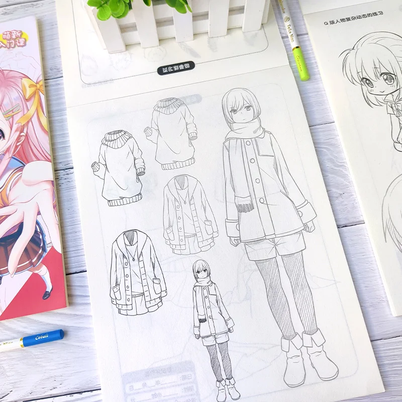 Borrence komiks grafické novels hand-drawn anime povaha kresba úvodní bílá sketchbook vedlejší komponent sketchbook