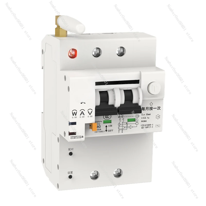 XYD6WiFi metering leakage circuit breaker current voltage Internet of Things remote high-power remote control switch