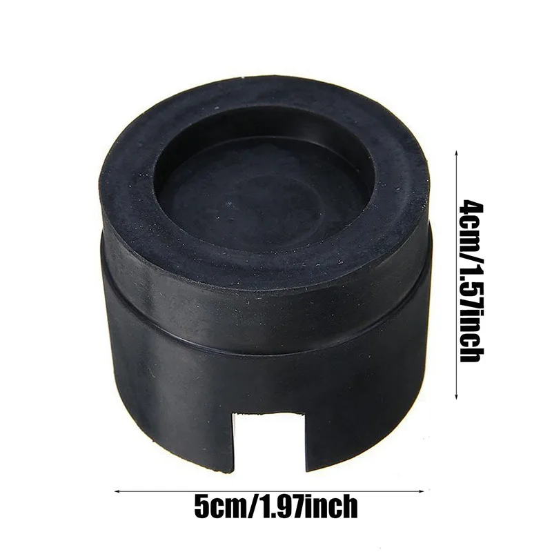 1PC Universal Jack Rubber Support Pad Durable Wear Resistant Car Slotted Frame Rail Floor Socket Adapter Lifting Rubber Pad