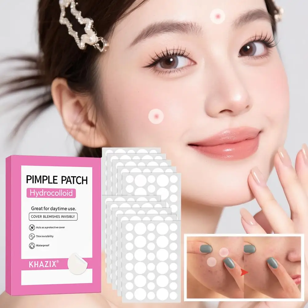 360PCS Mix Round Acne Patch Invisible Pimple Removal Patch Repair and Smooth For Acne, blackheads, blemishes ,Pimple Sticker