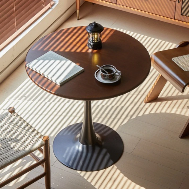 

Simple Leisure Café Tables Reception Round Commercial Bar Café Tables Negotiation Metal Furniture La Mesa MH40ZZ