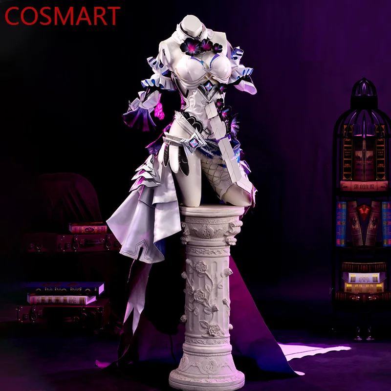 

COSMART Honkai Impact 3rd Kiana Kaslana Battle Suit Gorgeous Uniform Cosplay Costume Halloween Party Role Play Outfit Women