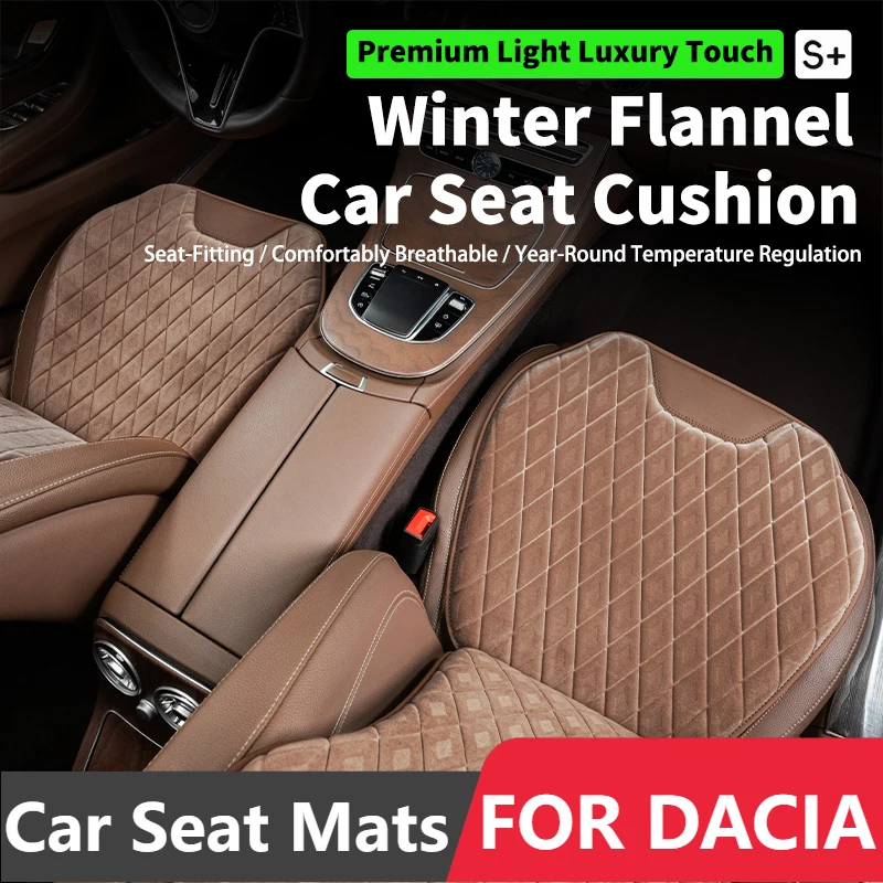 

Car Seat Mats For Dacia Sandero‌ Duster Jogger Lodgy‌ Bigster Logan‌ Flannel Back Seat Pad Protector Covers Cushion Accessories