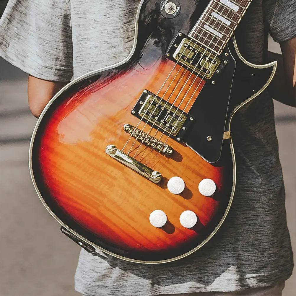 Tapa de Pedal de guitarra, tapa de protección de Pedal de efecto de plástico para reparación de guitarra eléctrica, instrumento de diseño Simple y elegante, 10 Uds.