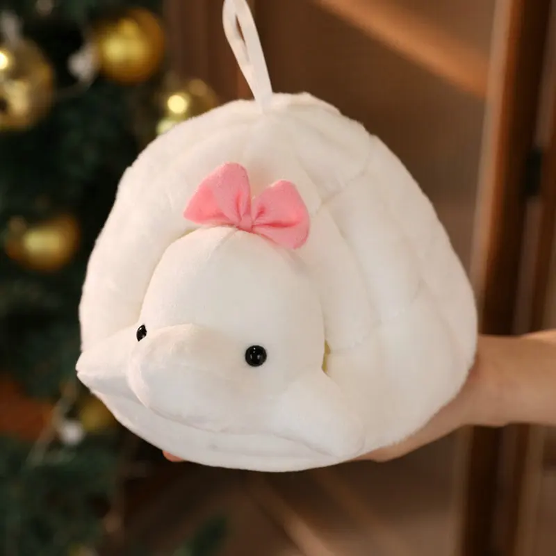 جديد 20 سنتيمتر بيت البطريق ألعاب من القطيفة الدب الأبيض لينة الحيوانات المحشوة وسادة مقعد اللعب ديكور المنزل هدايا عيد الميلاد