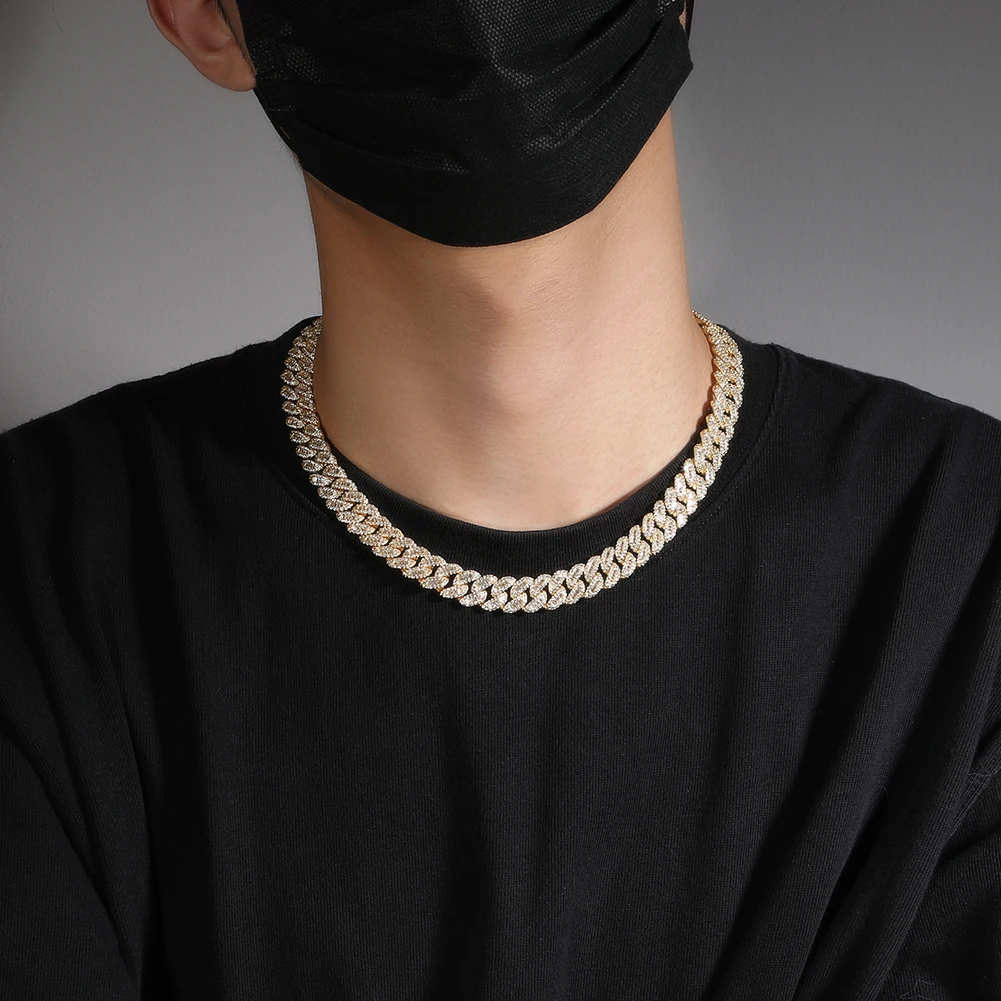 สร้อยคอแบบไมอามีคิวบัน THE BLI - Cuban Link Chain 12Mm บทวิจารณ์และราคา