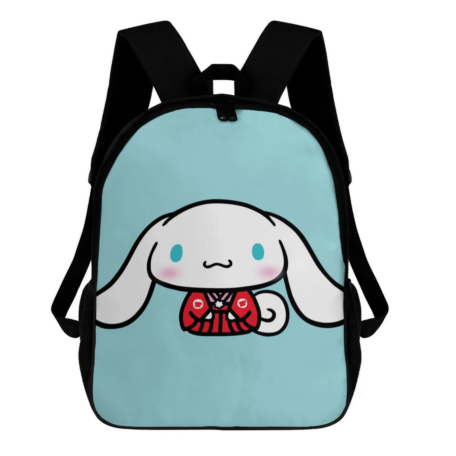

Cinnamoroll in Red Katana Backpack Printed Back to School Anime Back to School 12 Inch School Backpack Bag