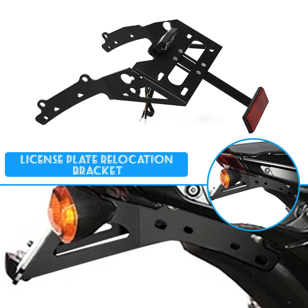 

For Indian FTR 1200 FTR1200 2019 2020-2024 2021 Motorcycle Rear Tail Tidy Fender Eliminator Kit Fit License Plate Holder Bracket