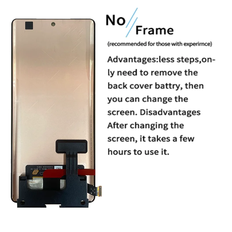 Original AMOLED For Infinix Note 40 Pro 4G/5G X6850, X6851 LCD Display Screen+Touch Digitizer For INFINIX Note40 Pro Replacement