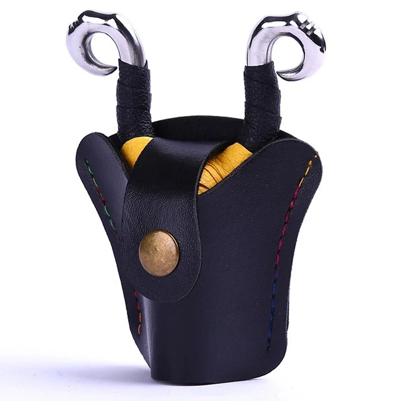 

2-color Slingshot Storage Bag Is Made of Pu Material and Is A Leather Case for Easy Carrying of Hunting Accessories