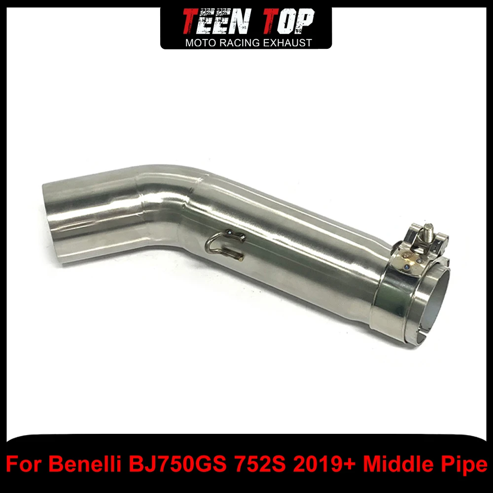 

Для Benelli 752S BJ750GS выхлопная труба среднего звена 51 мм мотоциклетная средняя соединительная труба из нержавеющей стали 752S 2019+