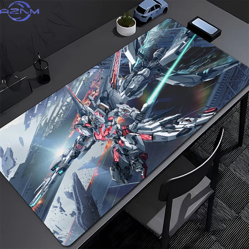 Mouse pad big Mechanical Warrior Gundam rubber keyboard mouse carpet anti-slip gamer mouse pad laptop coaster PC Anime Mousepad