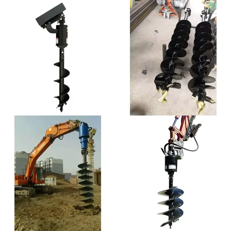 RSBM Excavator Auger Driver Earth Drill Hydraulic Post Hole Digger for Tractor