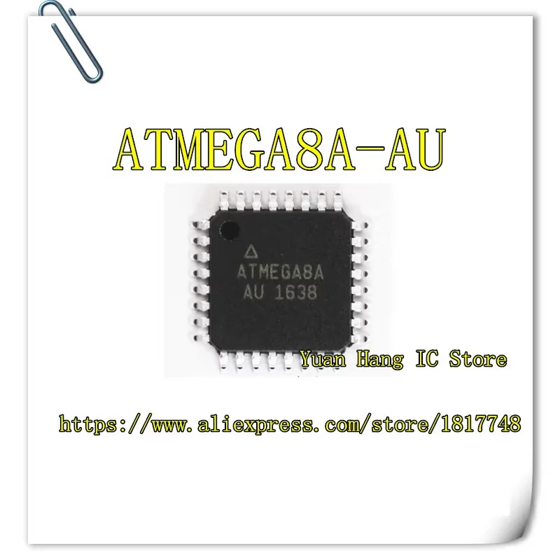 10PCS/LOT ATMEGA8A-AU ATMEGA8A AU  ATMEGA8A 8 bit microcontroller AVR TQFP-32