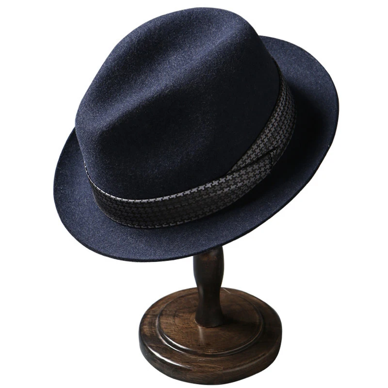 New 2022 Autumn And Winter Retro Fedora Hat Top Grade Men Women Wool Felt Hats Vintage Jazz Hat Chapeau Dropshipping LM14