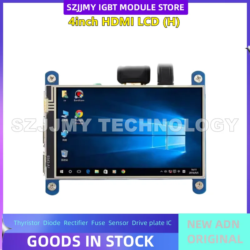 Raspberry Pi 4/3 generation B+Zero 4-inch HDMI resistive touch screen LCD display IPS screen  NEW ORIGINAL IN STOCK