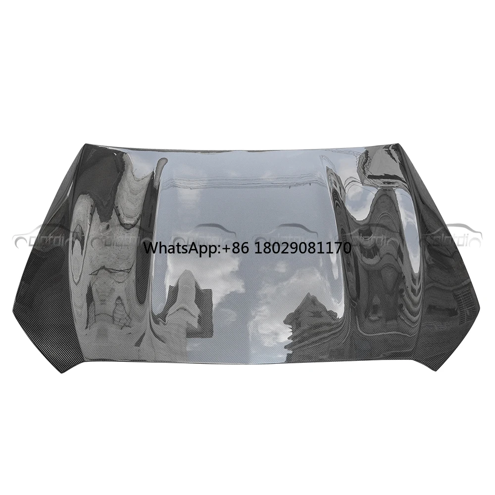 For Mercedes Benz C Class W206 Carbon Fiber Hump Hood Front Engine Hood Cover Bonnet Trim Auto Tuning