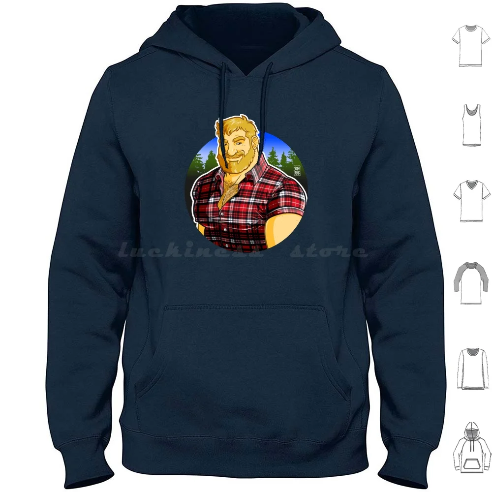 Mike Likes The Woods Hoodies Long Sleeve Bobobear Bobobearart Bobo Bear Bobo Nisi Bear Bear Art Bear Art Pride Pride