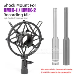 Isolamento Shock Mount Mic Holder per MiniDSP UMIK-1 UMIK-2 UMIK 1 2 supporto per microfono chiusura Anti vibrazione Clip per staffa antiurto