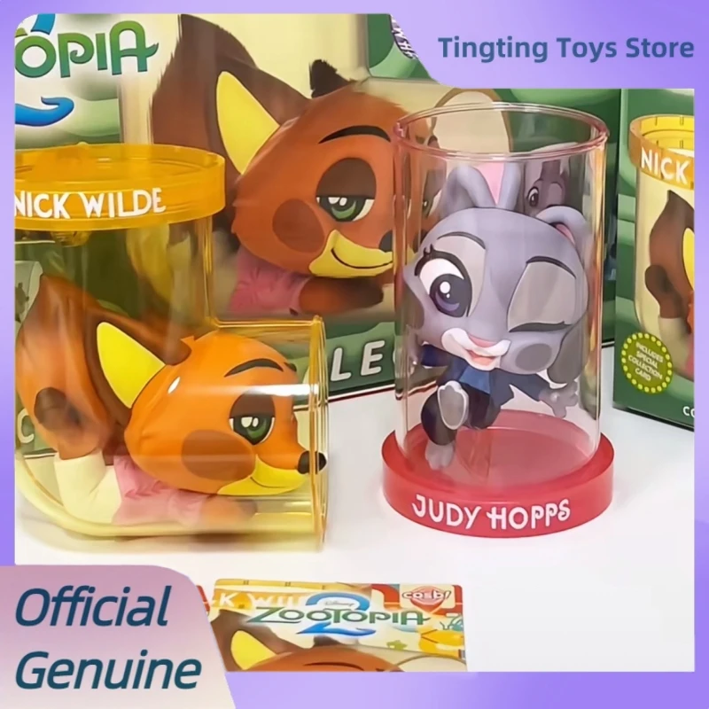 

Новый Disney Zootopia 2 Nick Judy Cosbi слепая коробка мини-водопровод сцена фигурка модель куклы милый мультфильм аниме фигурка игрушки детский подарок