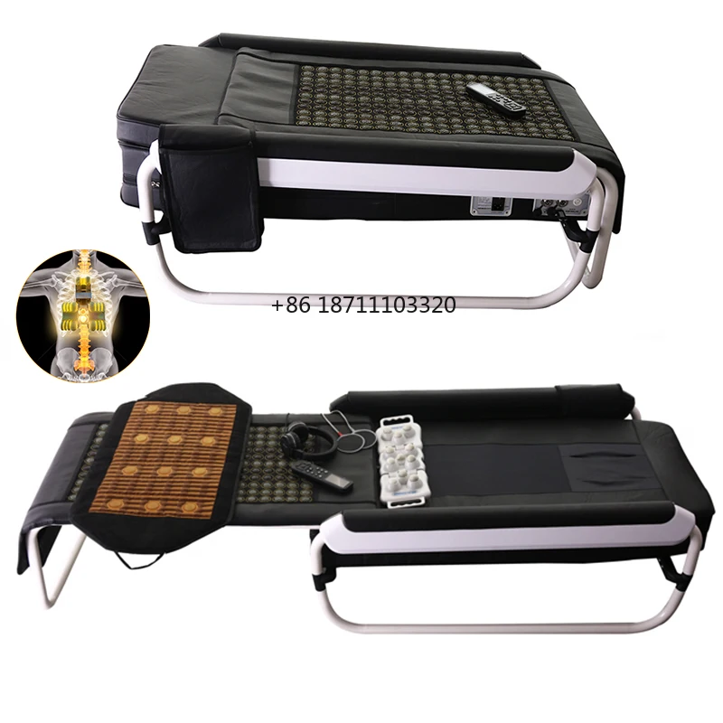 Korean Spa Seragem Master V4 V9 Deluxe Jade Stone Therapy Therapeutic Massage Roller Bed