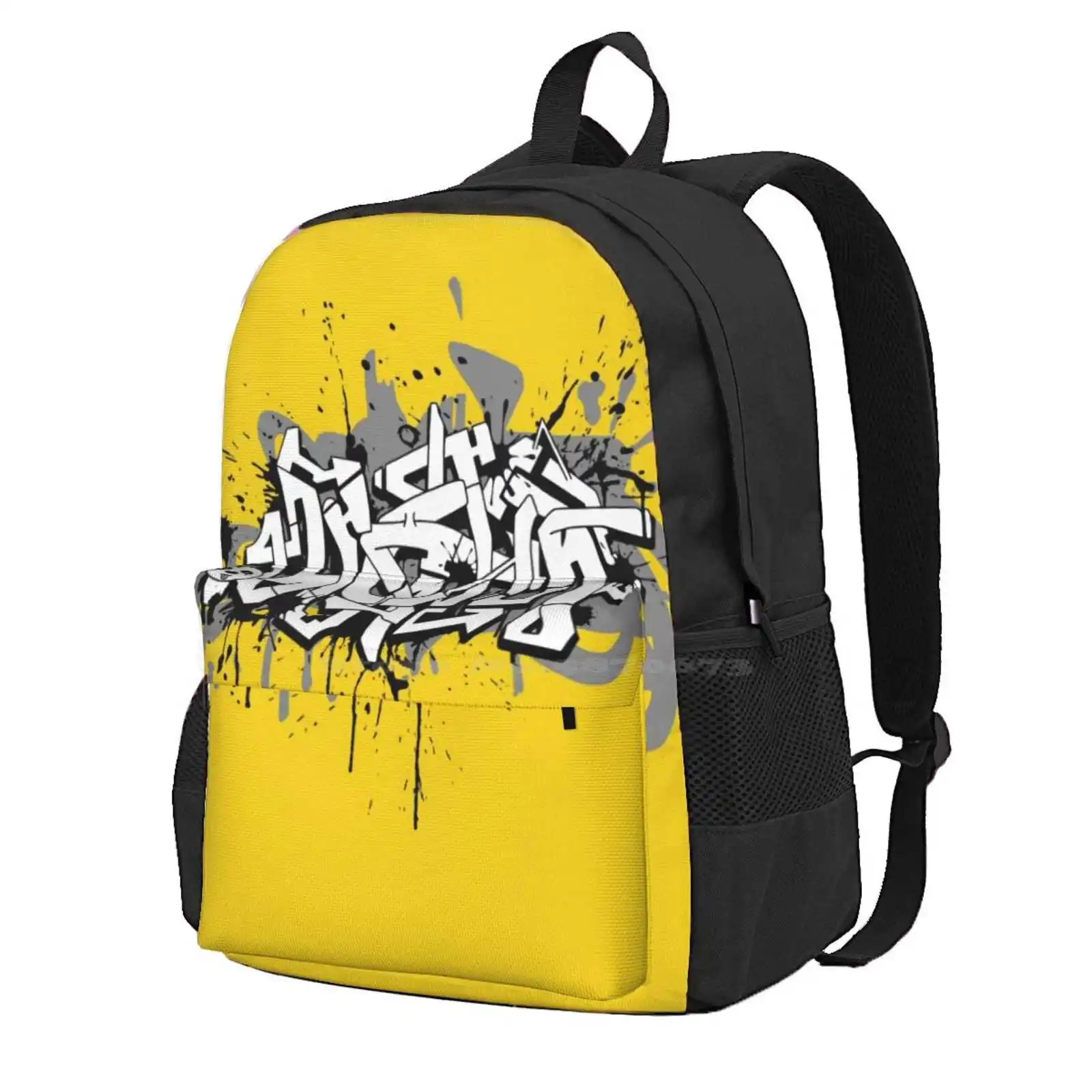 Graffiti Hot Sale Schoolbag Backpack Fashion Bags Graffitiart Streetart Urban Art Streetwear Graphic Tagger Paint Spray Spray