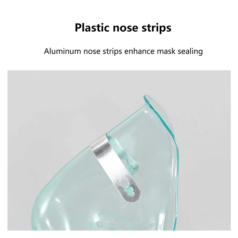 Кислородный респиратор, маска-распылитель, чашка с трубкой 2 м, ингалятор, кабелем для детей/взрослых, одноразовый дыхательный испаритель для здравоохранения