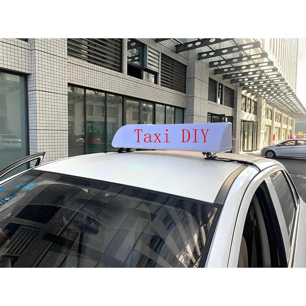 27" Long Cab Taxi Top Roof Sign Light Lamp 12V Indicator Car 68CM Super Bright Light