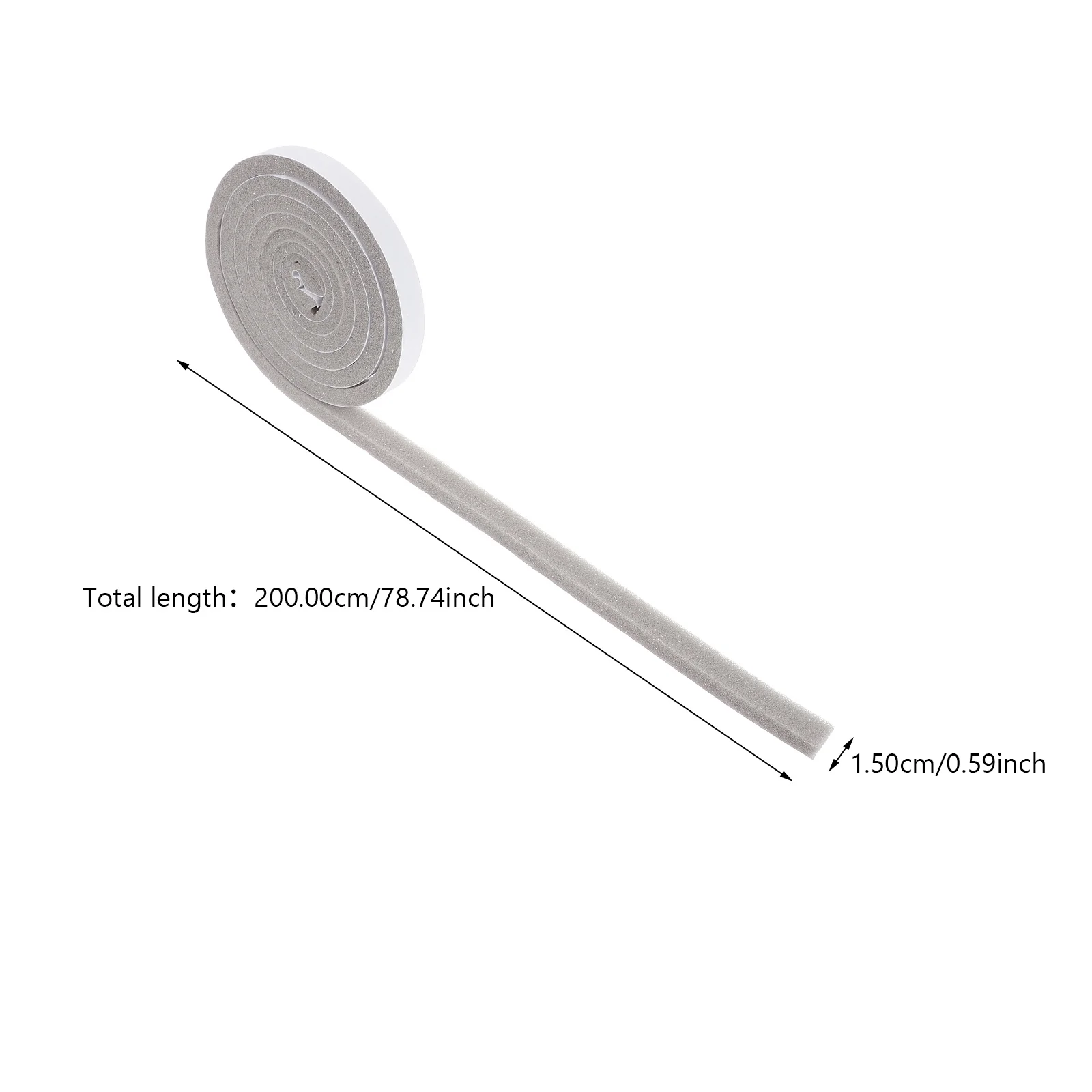 2 لفات إطار الباب ختم الشريط قسط الإسفنج المواد يندبروف مقاوم للماء الغبار ذاتية اللصق نافذة شريط عزل ل #6