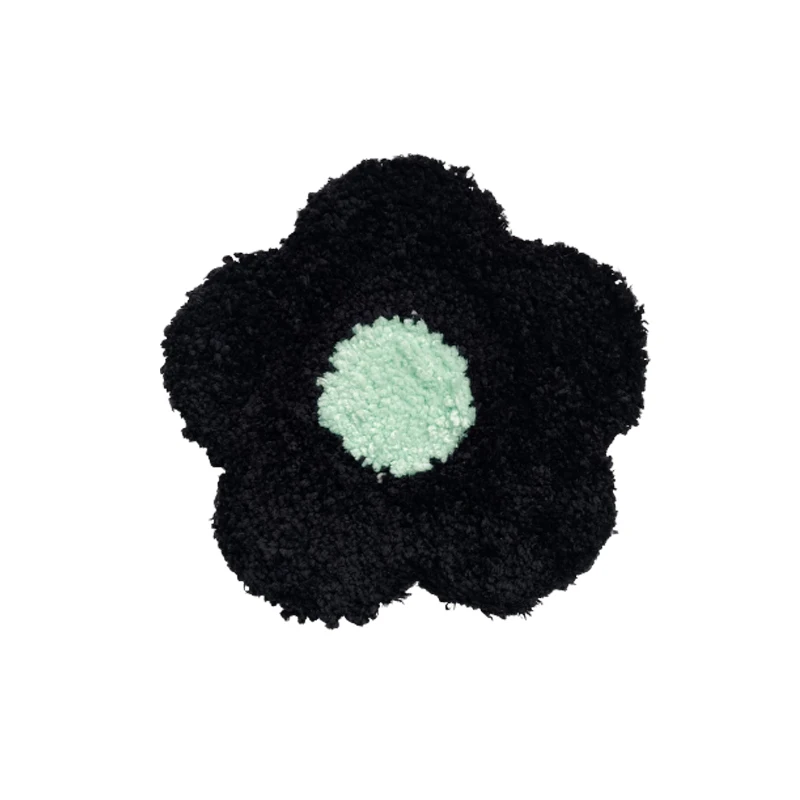 Handmade Tufted Coaster Floral Cup Holder Mat Drink Pad Mug Support Dining Room Decor Home Table Decoration Accessories 20cm