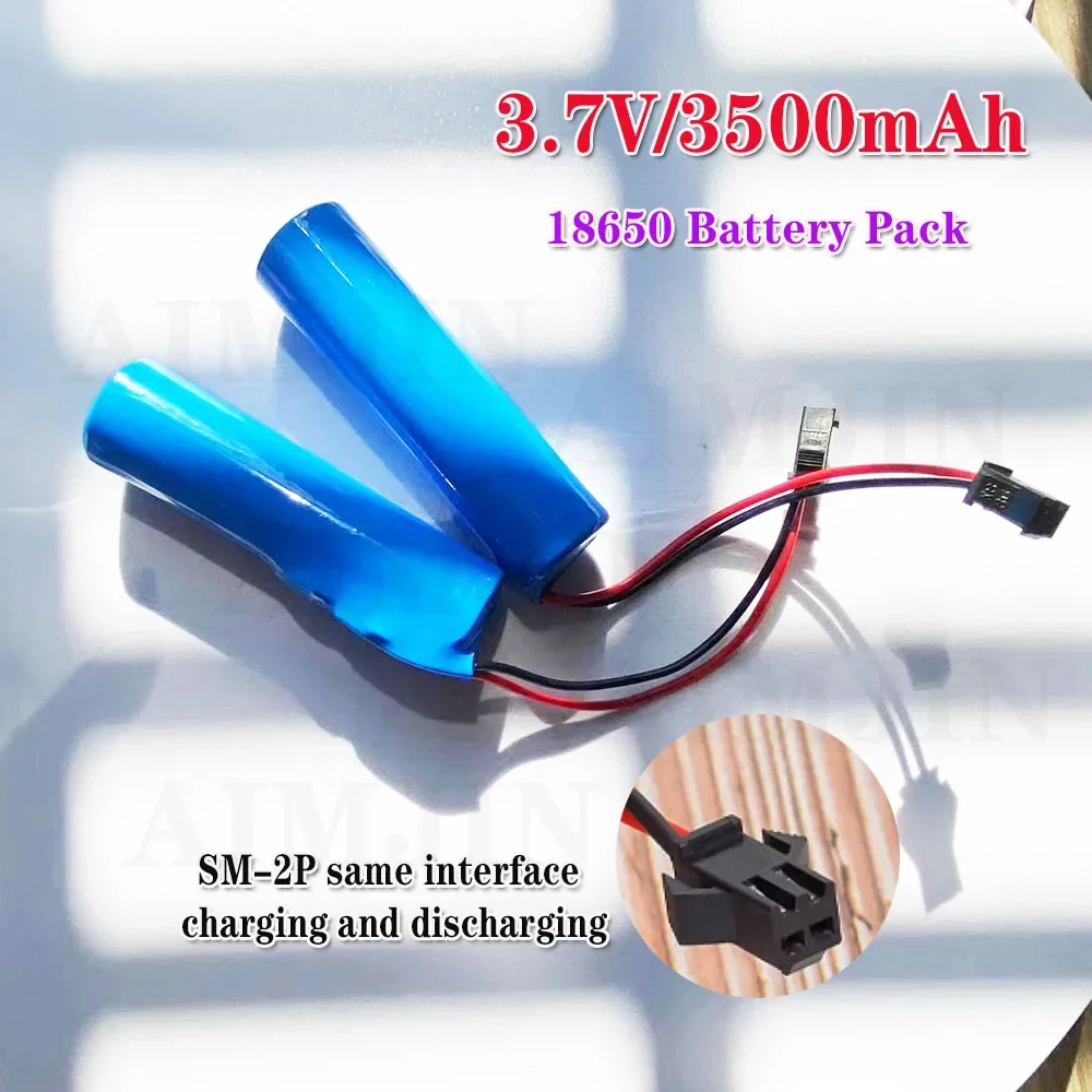 

3.7V 18650 lithium battery 3500mah for Bluetooth speaker singing machine flashlight K5 disinfection gun hair clipper