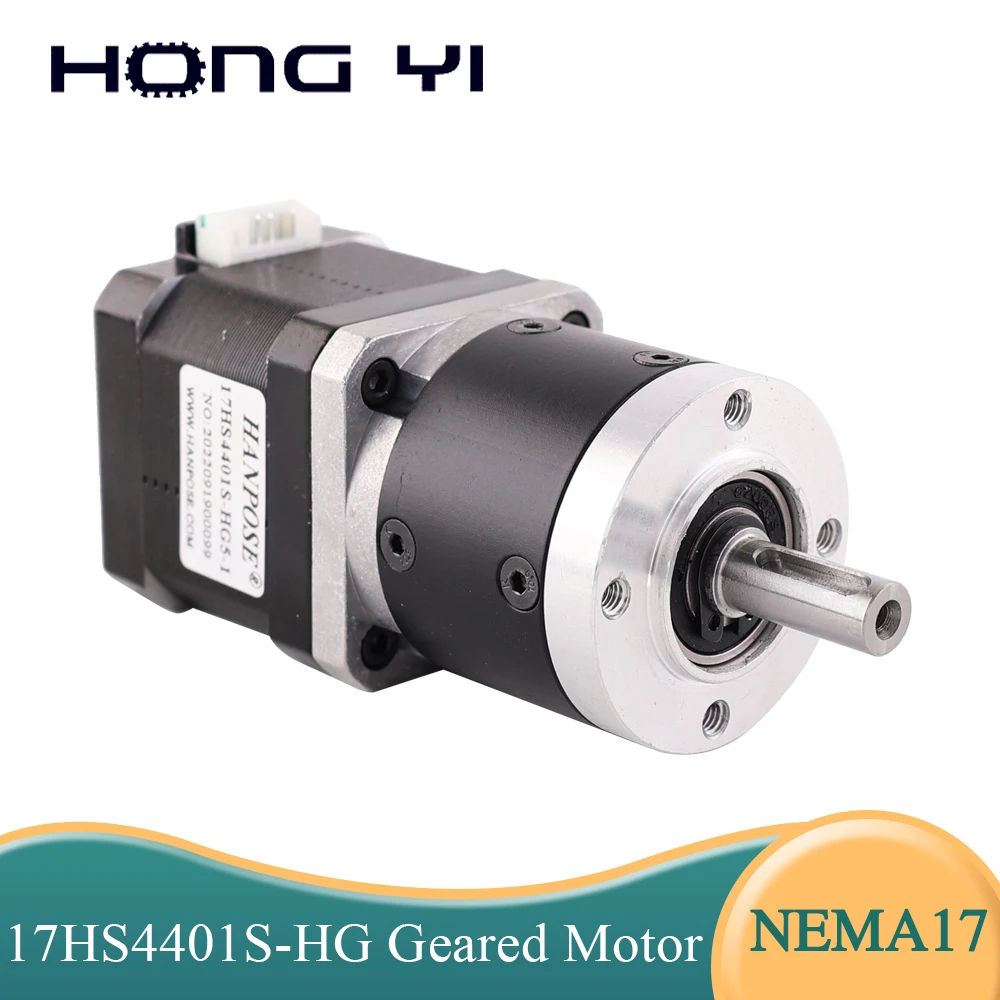 Nema17 Planetary Gearbox Precision Stepper Motor 17HS4401S-HG Reduction Ratio 5-1 10-1 CNC Laser Engraving Machine 3D Printer