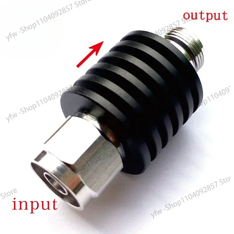 10W Type Attenuator DC-3Ghz/4Ghz 1/2/3/5/6/10/15/20/30db/40db  Female  Power plug Male to jack Female