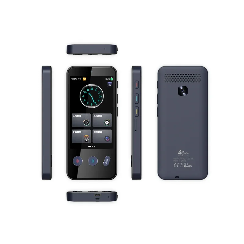 آلة الترجمة الصوتية الذكية Z9 تدعم بطاقة SIM 4G 142 لغة تسجيل ذكي عبر الإنترنت مترجم محمول #5