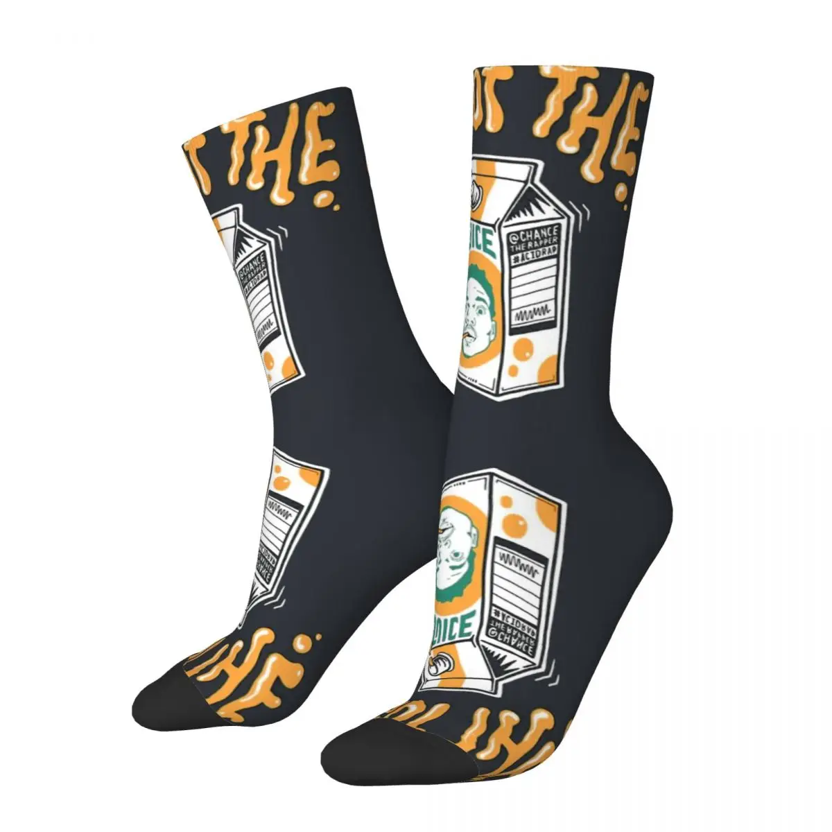 Chance-The-Rapper-I-Got-The-Juice-t-Shirt-4500 Men's Socks Vintage rapper Hip Hop Pattern Crew Sock Printed official-website