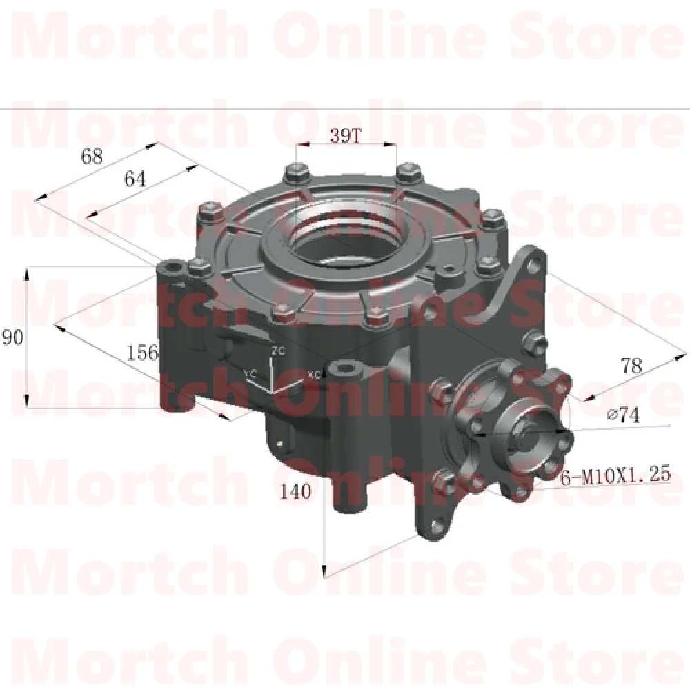 Rear Axle 0180-330000 For CFMoto 500cc ATV CF500 CF600 CF625 X5 X6 GOES500 UTV CF500-3 UForce 500 U5 CF600-5 UForce U6