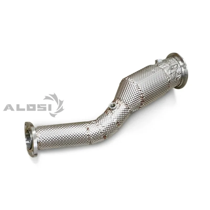 Professional manufacturing SS Racing Exhaust Downpipe Head with Heat Shield Retrofit Fit for Lexus GS200T GS300 2.0T 2015-2021