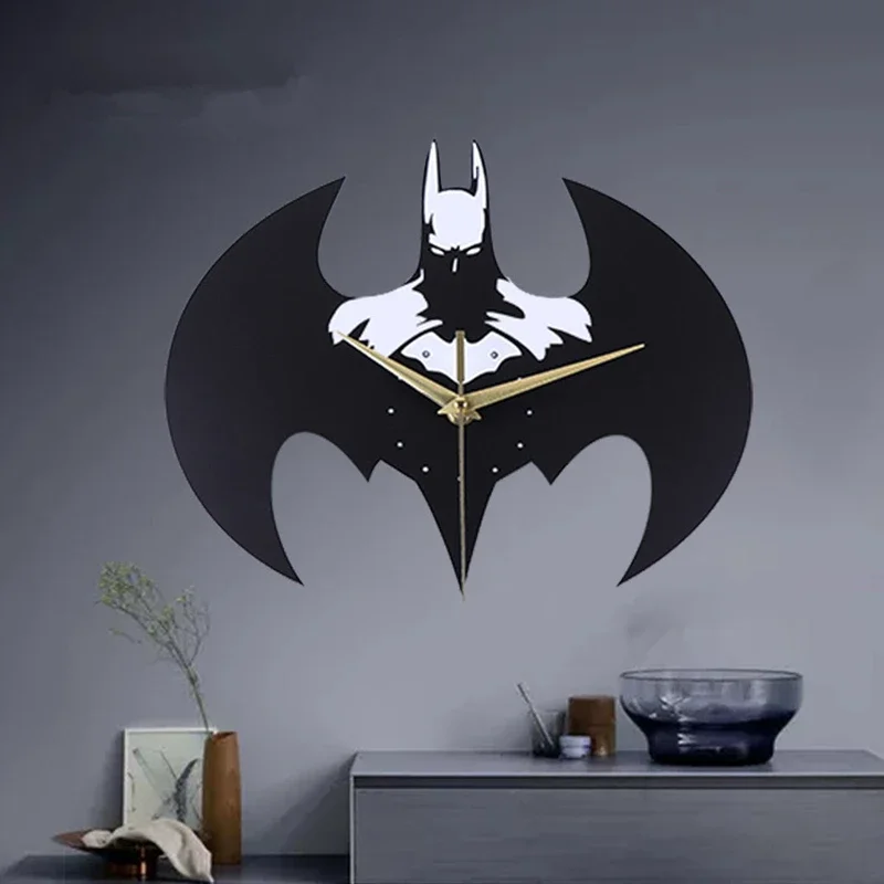 Relojes DIY Wall Clock Cartoon Animal Acrylic Quartz Wall Clock Creative Decoration Watch for Living Room Office Home Restaurant