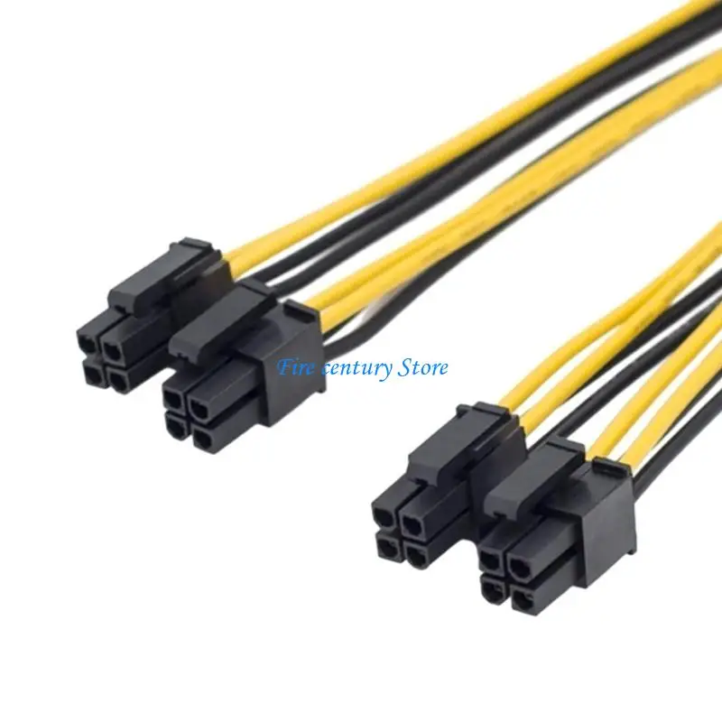 

J6PA GPU Graphics Card Power Cable 8pin to PCIE Two 8pin 6pin Splitter Cord 18AWG Wire, 20CM 30CM