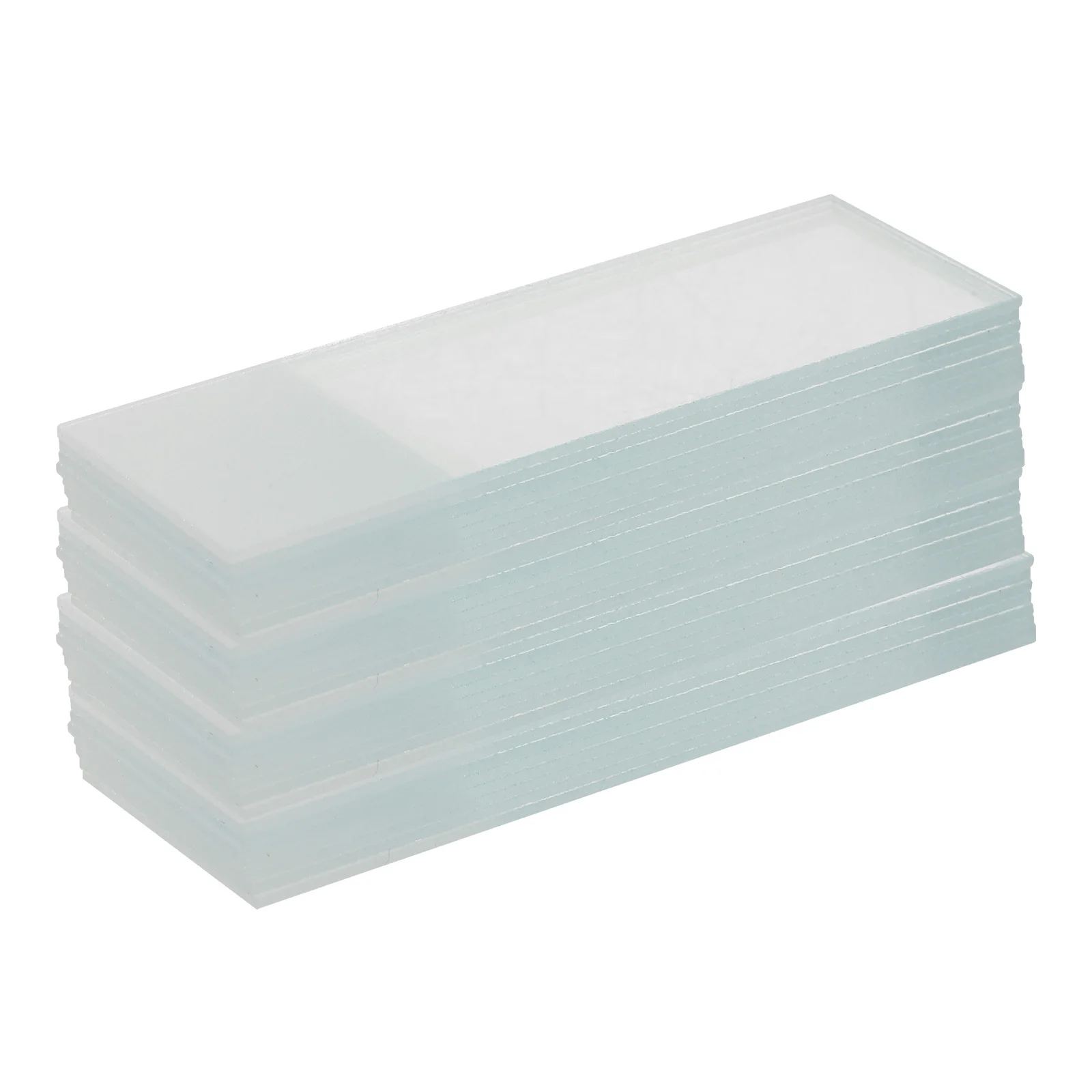 50Pcs Microscope Slides Glass Durable Frosted Slides for Clear Microscopic Observation Laboratory Microscope