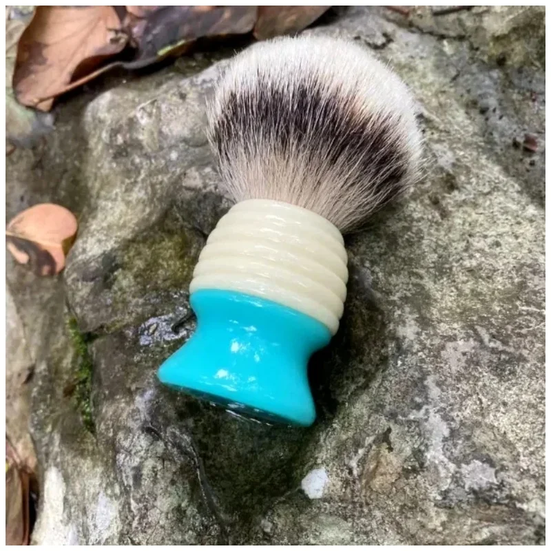 YAQI Professional 24mm Silvertip Hair knots Mens Wet Shave Grooming Tools Mens Wet Shaving Brush for Men