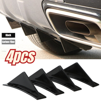 4PCS New Fashion Arrival Universal Car Rear Bumper Diffuser Car Back Bumper Spoiler Splitter Car-Styling Car Accessories