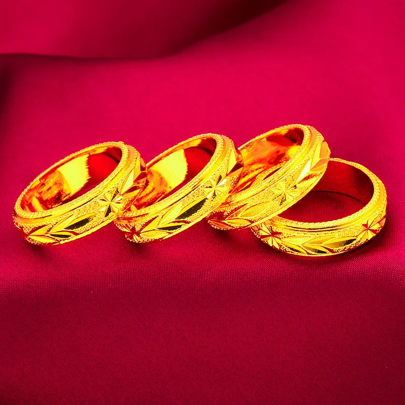 

Minimal Classic Starry Sky Closed Ring For Women 24K Gold AU999 Understated luxury matches various daily fashion collocations