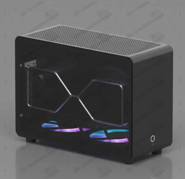 

G1Pro Цельноалюминиевый корпус с прозрачной боковой панелью A4 ITX SFX, портативный, с охлаждением для блока питания