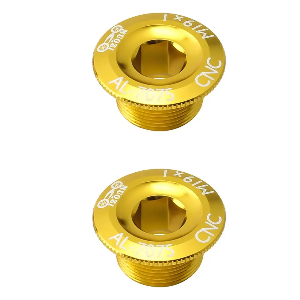 

2Pcs Crank Cover Screws Aluminum Alloy Bike Arm Bolt Universal Compatibility Lightweight Design Hardness Performance Improved