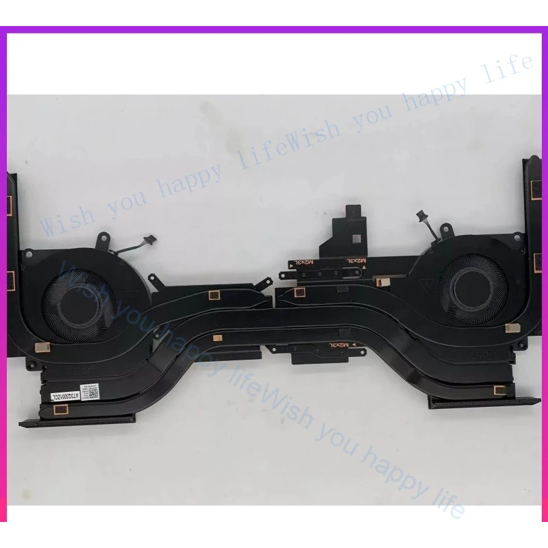 LL New For Dell Alienware X17 R2 CPU Graphics Heatsink With Fan YV8VF 0YV8VF
