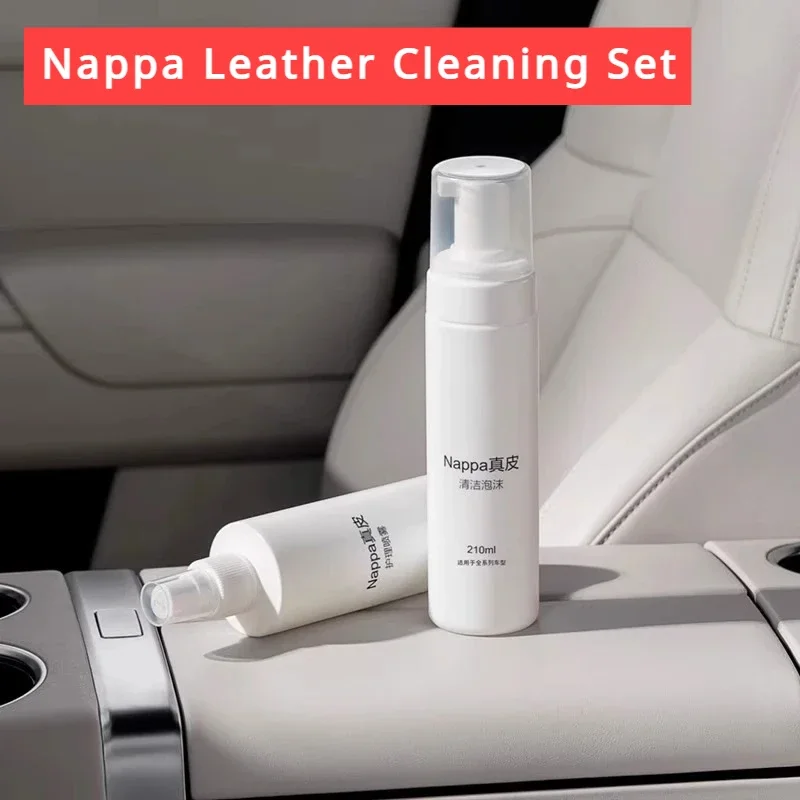 For Li Lixiang L6 L7 L8 L9 MEGA ONE Car Interior Cleaner Napa Leather Seat Maintenance Spray for Zeekr BMW Audi VW Benz Tesla