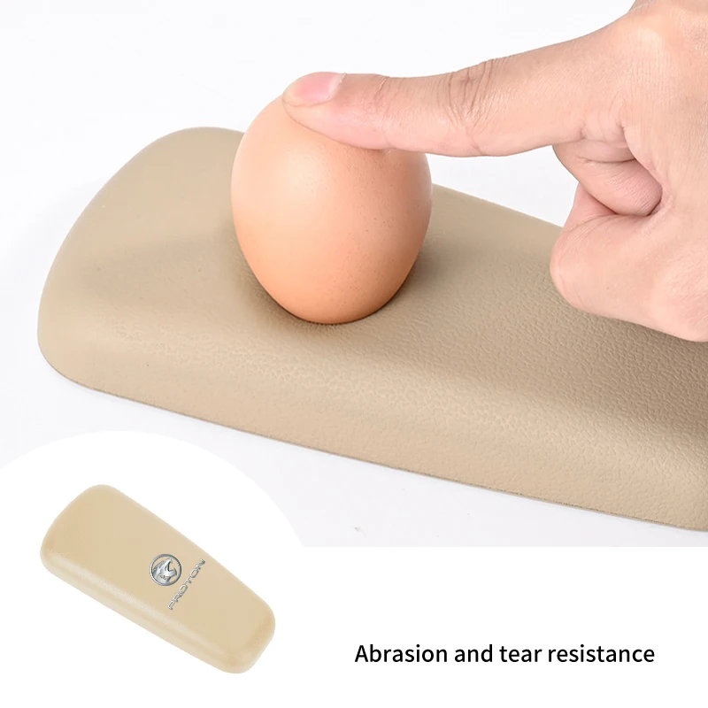 وسادة ركبة جلدية للسيارة وسادة مرنة مريحة ملحقات السيارات لـ Proton X50 V6 X50 X70 L3 L5 Exora Iriz R3 Wira Saga Satri