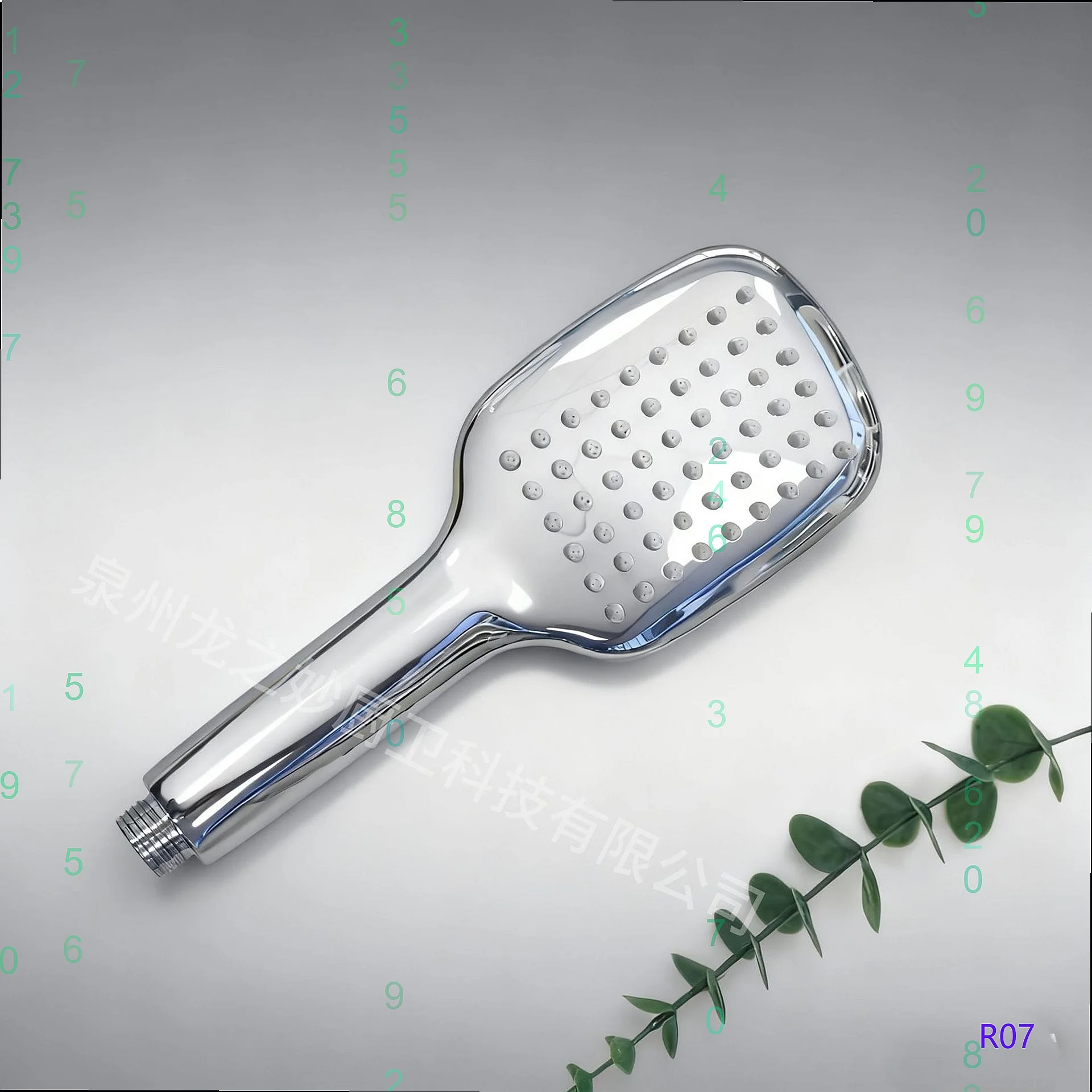 304 Stainless‑Steel High‑Pressure Handheld Shower Head Set, 3‑Spray‑Modes Rain Nozzle for Bathroom Use