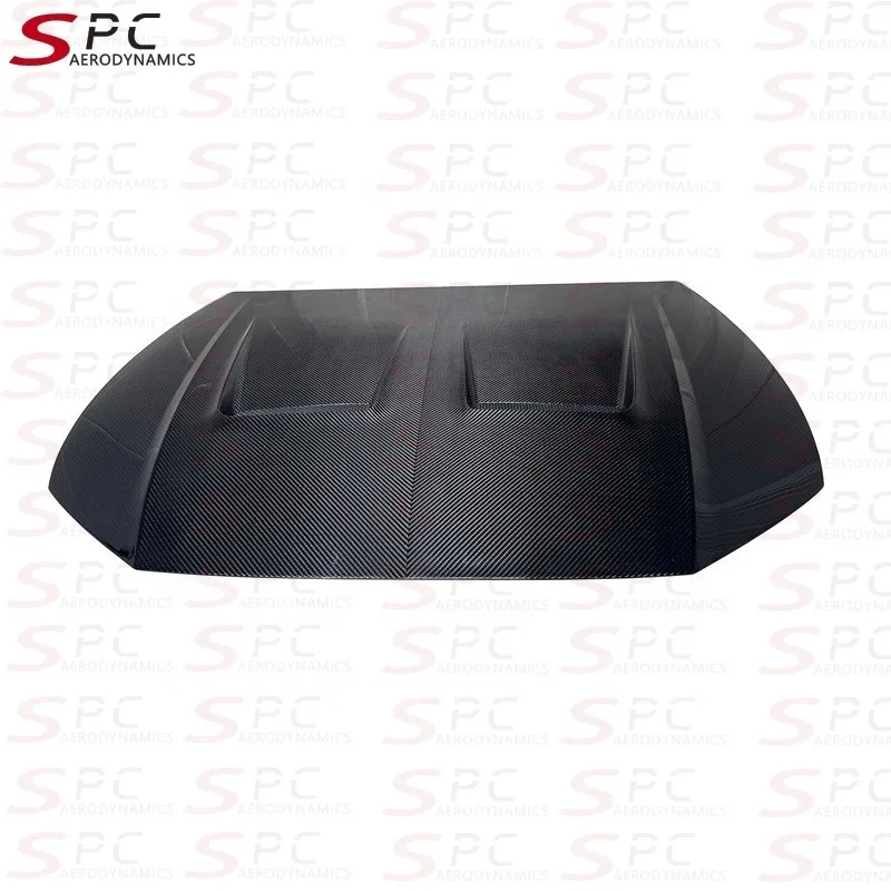 SPC 2019+ Venatus Dry Carbon Fiber Engine Cover for Q8 Prepreg Carbon Fiber Engine Bonnet for RSQ8 Q8 Front Lid